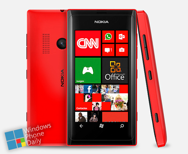 Nokia Lumia 505- Smartphone Berbasiis Windows Phone 7.8  dengan Kamera 8MP