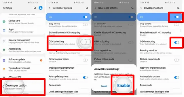 روت وريكفري معدل لهاتف Samsung Galaxy S20 Plus