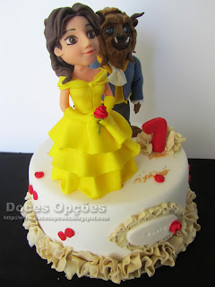 Beauty and the Beast birthday cake