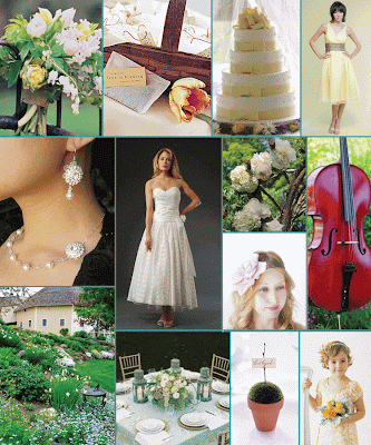 Here is another wedding inspiration board that I have been working on 