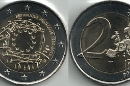 France 2 euro 2015 - 30 years of the EU flag