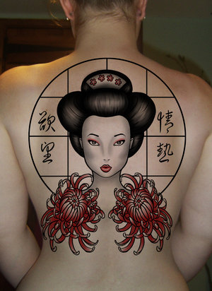Geisha Tattoo Girl