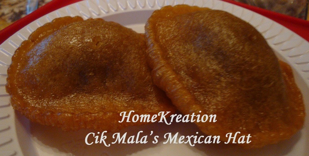 HomeKreation - Kitchen Corner: Mexican Hat ( Kuih Penyaram )