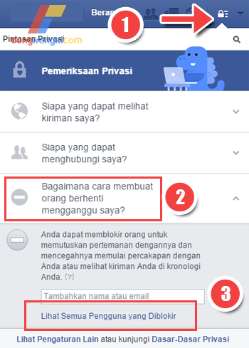Mengembalikan Teman Facebook yang Telah di Blokir Terbaru