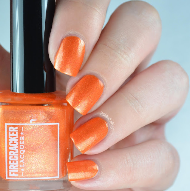 orange flakie polish