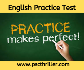 PSC English Test Series 4