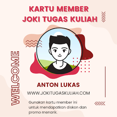 kartu member joki tugas kuliah