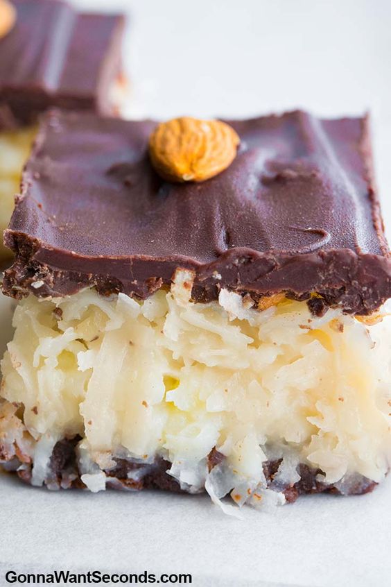   Almond Joy Bars