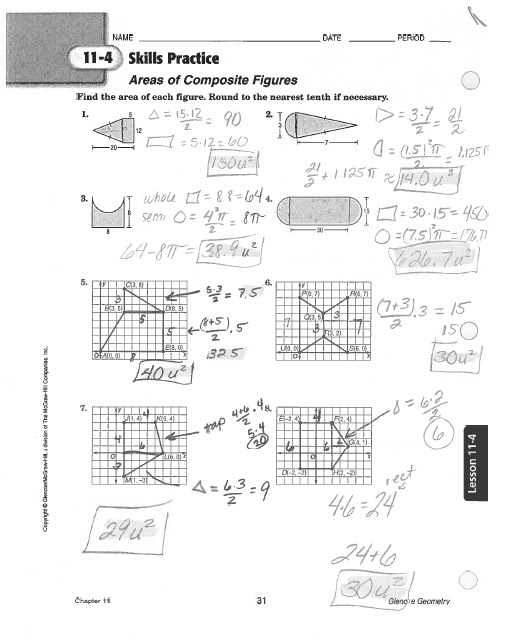 Lesson 11.5 Practice A Geometry Answer Key ((NEW))