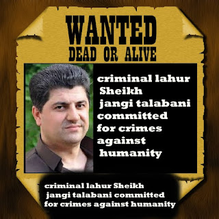 kriminal lahur Sheikh jangi talabani begått för brott mot mänskligheten.