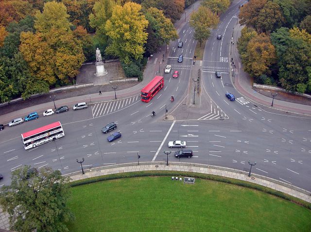 Berlin, zwiedzanie, ulice, Kolumna Zwycięstwa