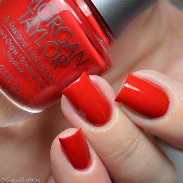 red creme nail polish