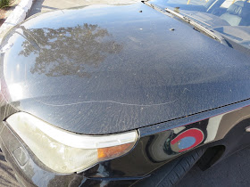 Keyed BMW 545i before painting at Almost Everything Auto Body
