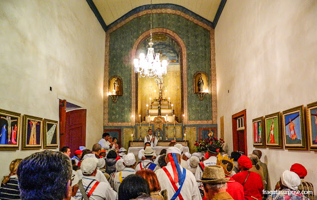 Festejo do Congado na Igreja do Rosário de Tiradentes