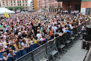 Comienzo de las fiestas de Barakaldo