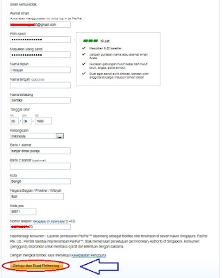 Cara Mendaftar PayPal Terbaru Lengkap,info profit online,daftar paypal gratis