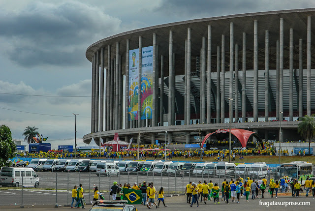 Estádio Mané Garrincha na Copa do Mundo de 2014