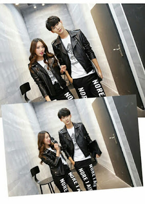 Gambar Jaket Kulit Couple