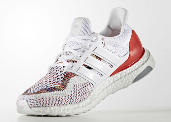 adidas Ultra Boost Muticolor White Red