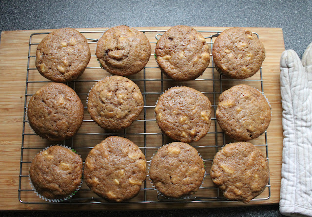 Food Lust People Love: These apple brown sugar muffins are tender and fluffy on the inside. The warm cinnamon elevates these beauties to pure comfort food. Brew up a pot of tea and bake up a batch. If there is any combination that smells as delightful as it bakes as apples, brown sugar and cinnamon, I don’t know what it is. While these were in the oven, my house smelled absolutely fabulous. Plus they are delicious. Bake these. You won’t regret it.