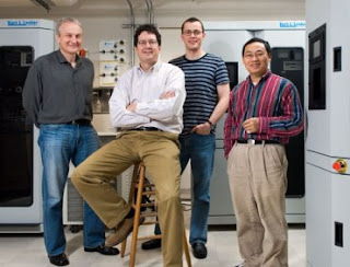 Physicists Krzysztof Kempa, Michael Naughton, Jakub Rybczynski and Zhifeng Ren.