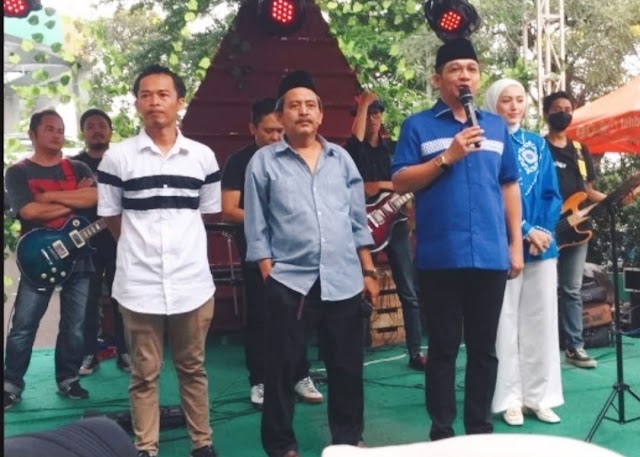 Pasha Ungu Manggung di Kampung Ramadhan Kuliner UMKM, Launching Ambulance dan Keliling Kampung