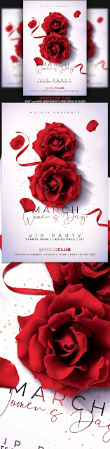  Womens Day Flyer Template