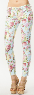 Baked Bouquet Floral Skinny Jean