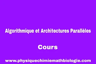 Cours Algorithmique et Architectures Parallèles PDF