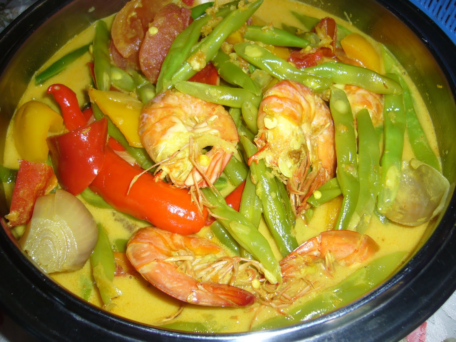 Cute Oven: Udang Masak Lemak Sayur Campur