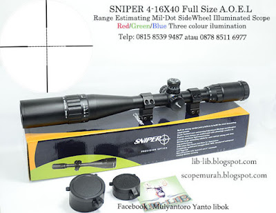 jual scope sniper lt 3-9x40aoe