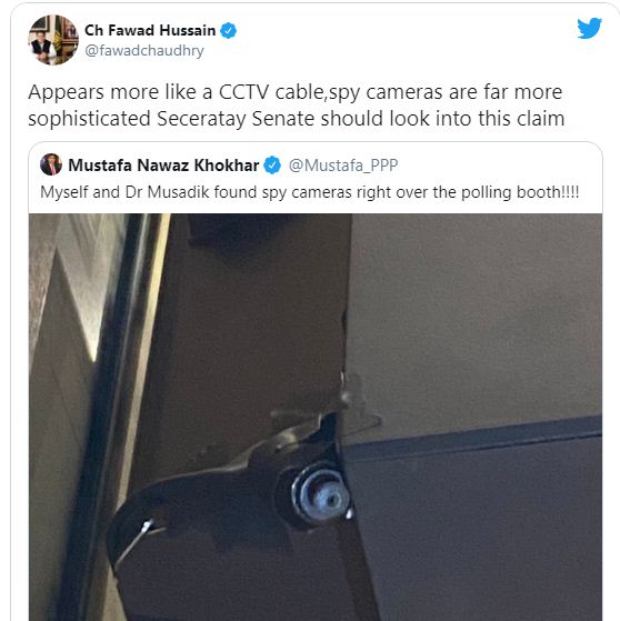 Spy cameras at polling booth cause outrage ahead of Senate chief election