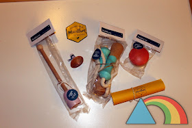 Conjunto de juguetes clásicos de madera de la marca Me&Mine