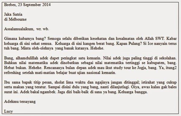 Contoh Surat Pribadi Untuk Sahabat, Teman dan Keluarga 