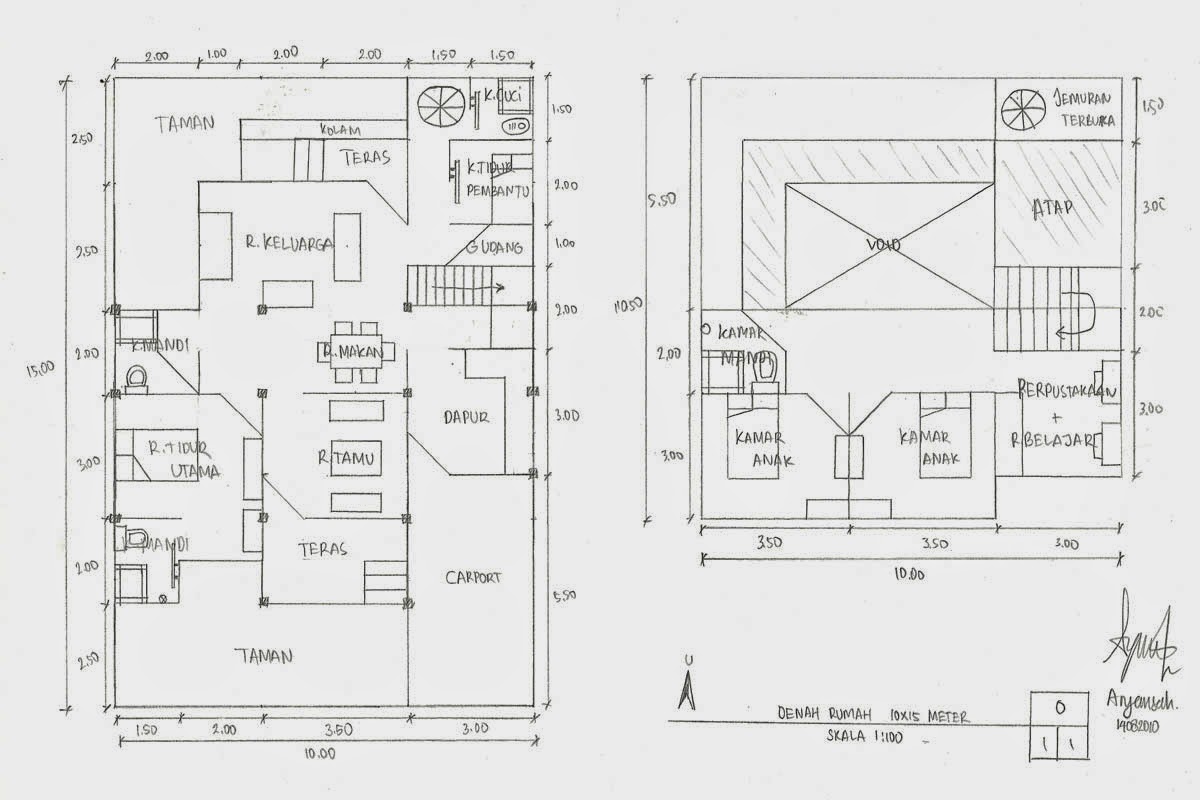 Desain Rumah Minimalis 1 Lantai Ukuran 10x20 Desain Rumah Minimalis