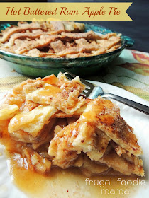 My Hot Buttered Rum Apple Pie takes the traditional homemade apple pie to a whole other level with a rich, buttery rum sauce baked right in & drizzled over the top.