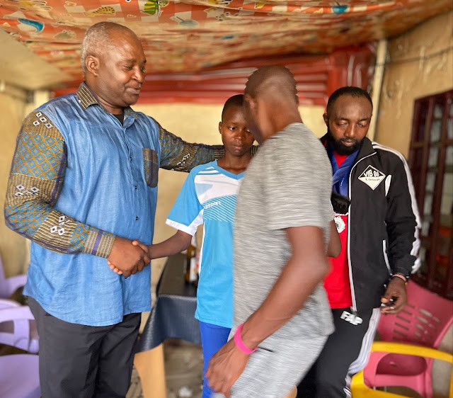 Senator Enwe Comforts Kenyan Athletes After Mount Cameroon Race Tragedy