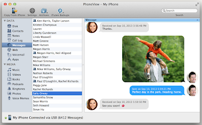 backup ios contacts messages notes and photos to computer for mac users