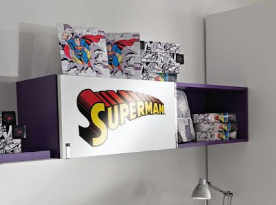 Creative Superman and Batman Kids Rooms