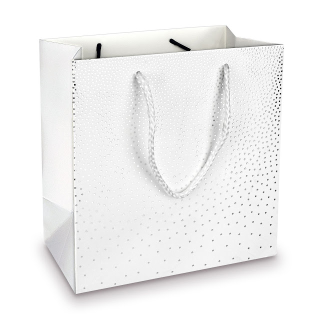 Shop Wholesale Metallic Polka Dots Gift Tote Bags at Nile Corp