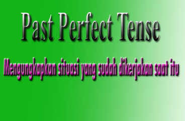 Past Perfect tense