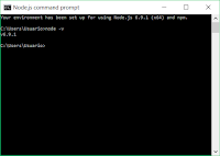 node js version