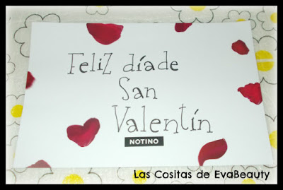 paquete recibido san valentín desde notino probando nobea heartbeat