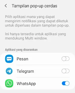 Cara Atur Notifikasi Ikon Bulat Mengambang