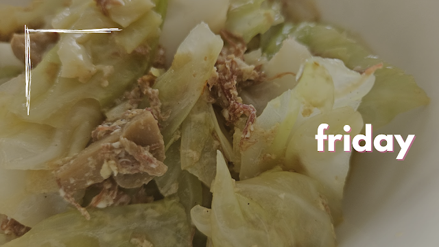 Friday - Cabbage and Corned Beef