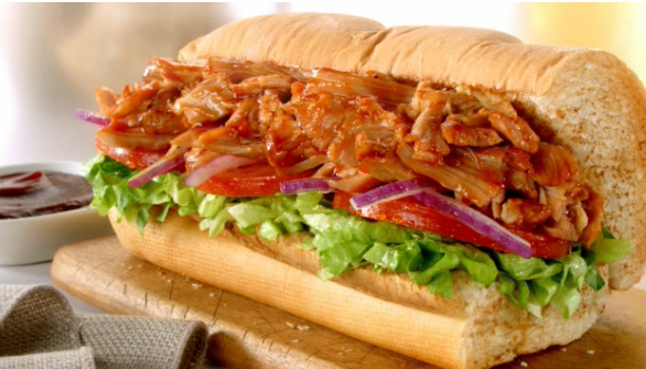 Subway Smokehouse BBQ Chicken sandwich