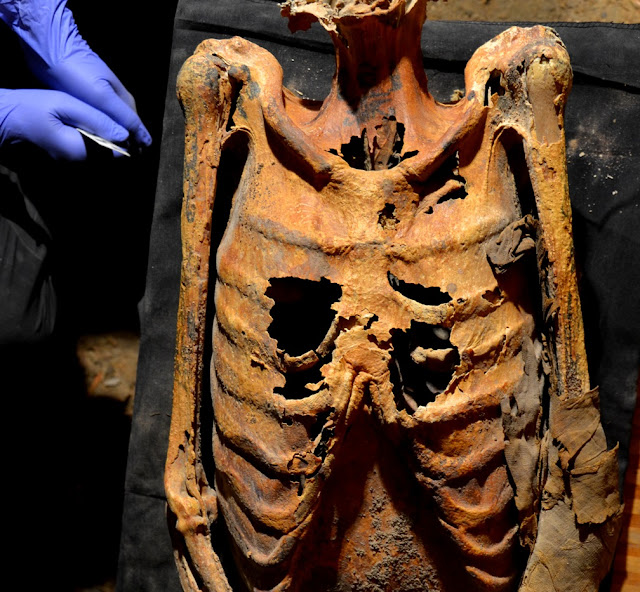  Four years later on its regain inwards Deir El For You Information - 3,000-year-old tattooed mummy belonged to laissez passer on official or elite woman, studies reveal