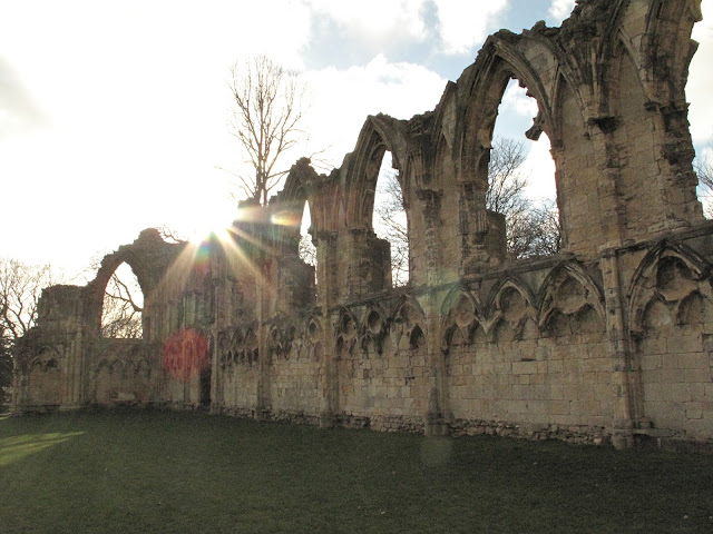 St. Mary's Abbey ruins.