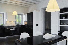 muebles de cocina en negro chicanddeco