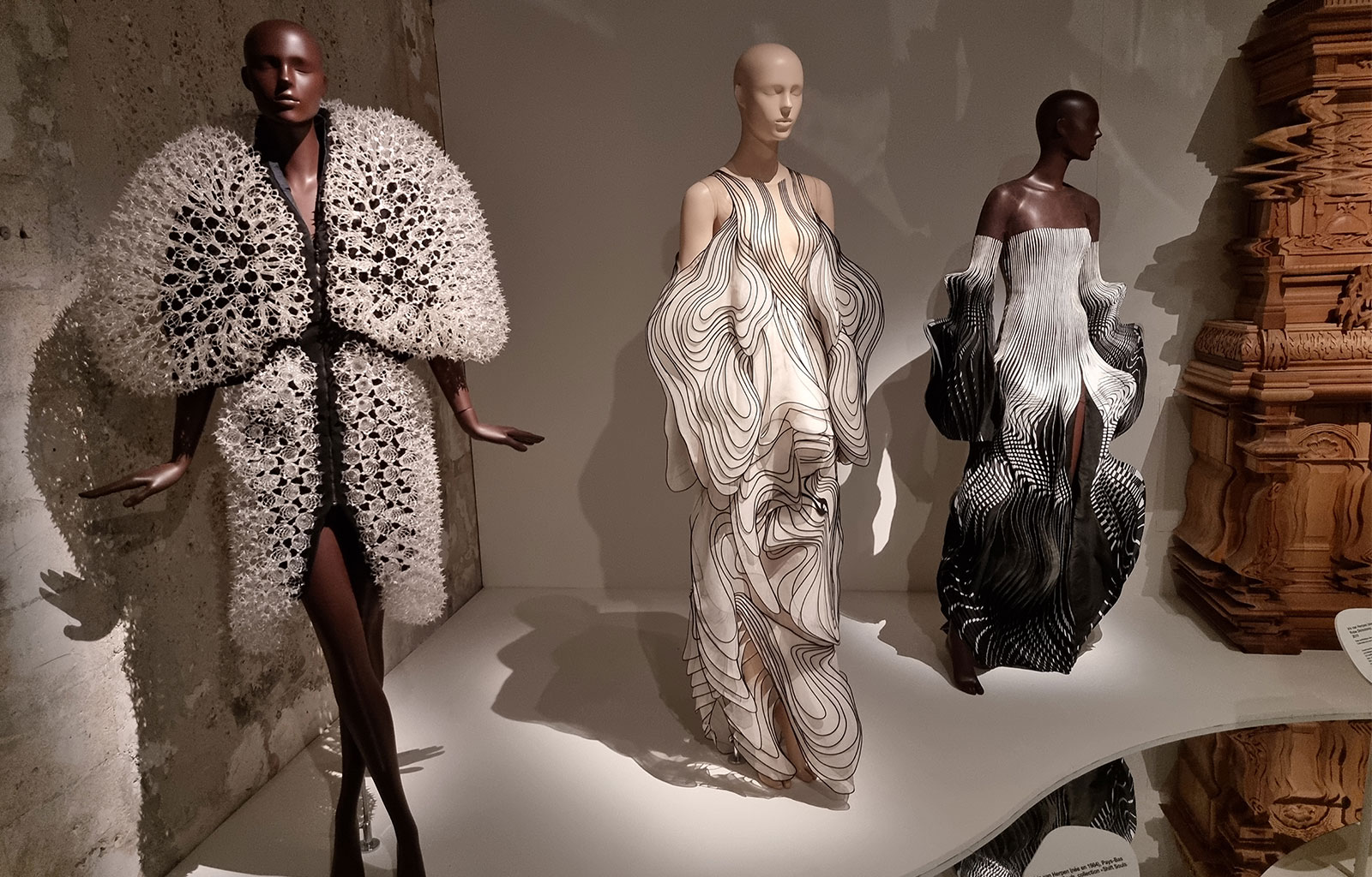 Exposition Iris Van Herpen Musée des Arts Décoratifs robes synesthésie